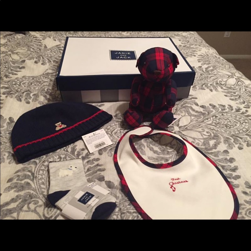 Janie and jack “my first Christmas” set